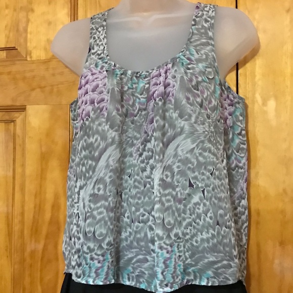 Charlotte Russe See Thru Transparent Dressy Tank Top Cami Blouse 
Small 4 - 6 - Picture 2 of 13